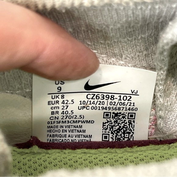 Nike Space Hippie 04 White Multi Women's Size 9 running gym athletic - Picture 10 of 12